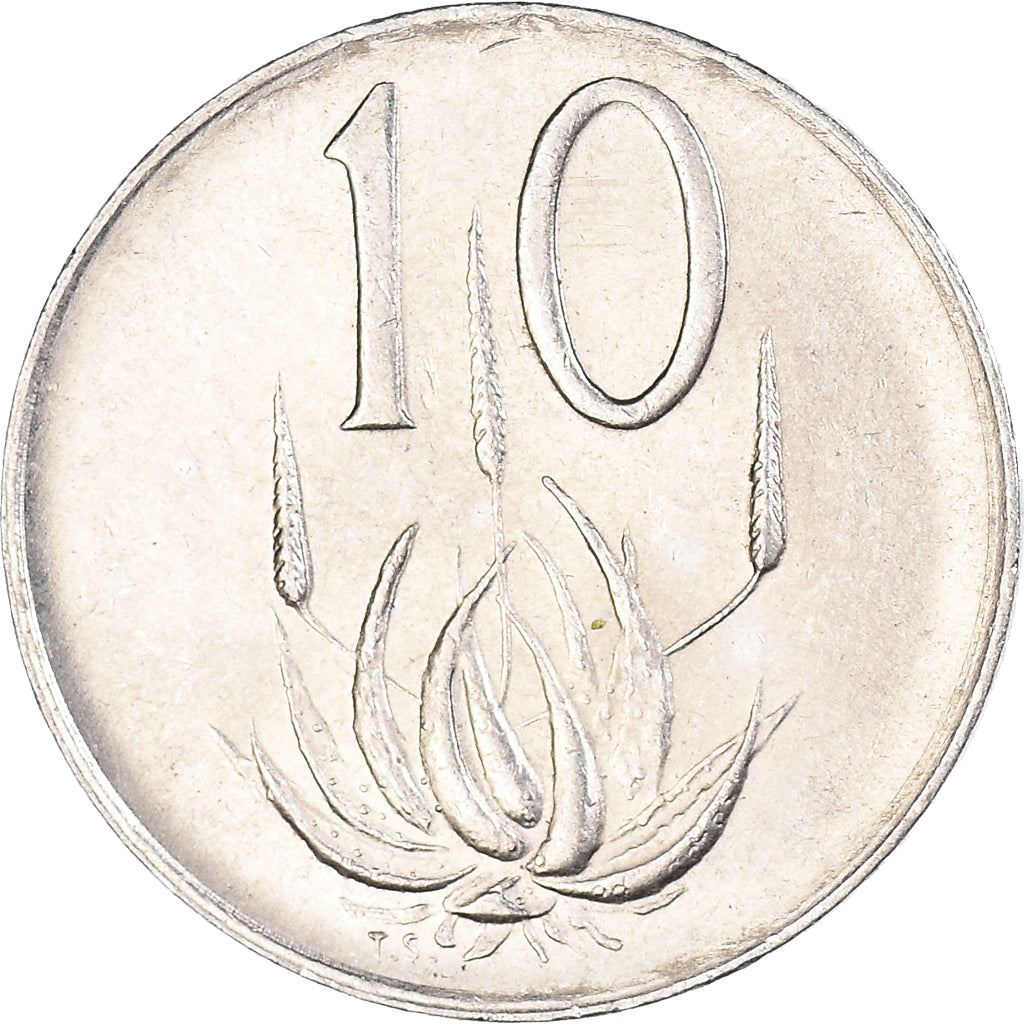 Monnaie, Afrique du Sud, 10 Cents, 1978
