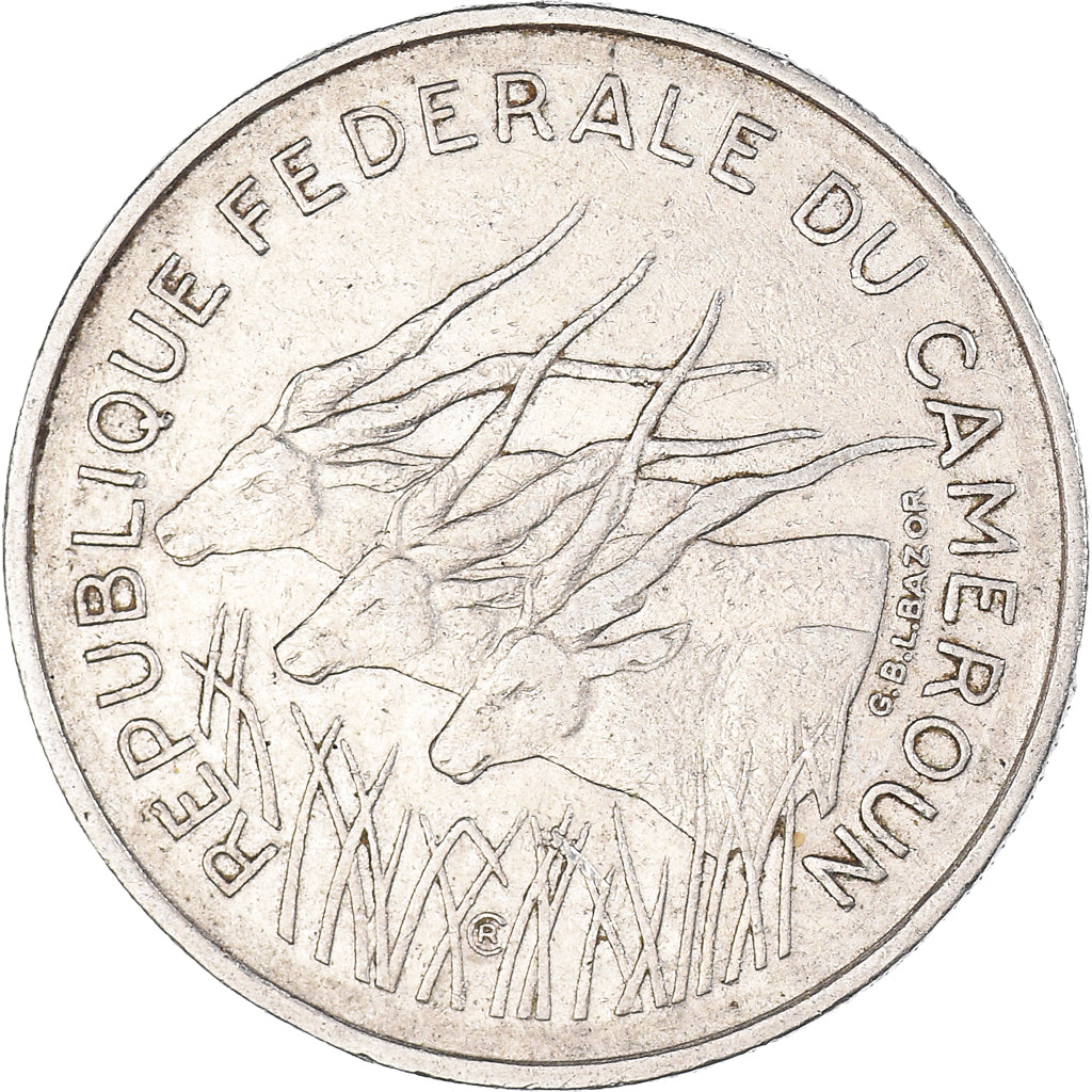 Monnaie, Cameroun, 100 Francs, 1971