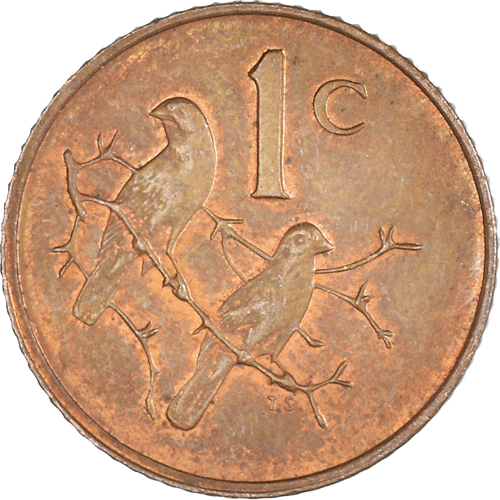 Moeda, África do Sul, Cent, 1977