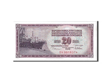 Banconote, Iugoslavia, 20 Dinara, 1974, FDS