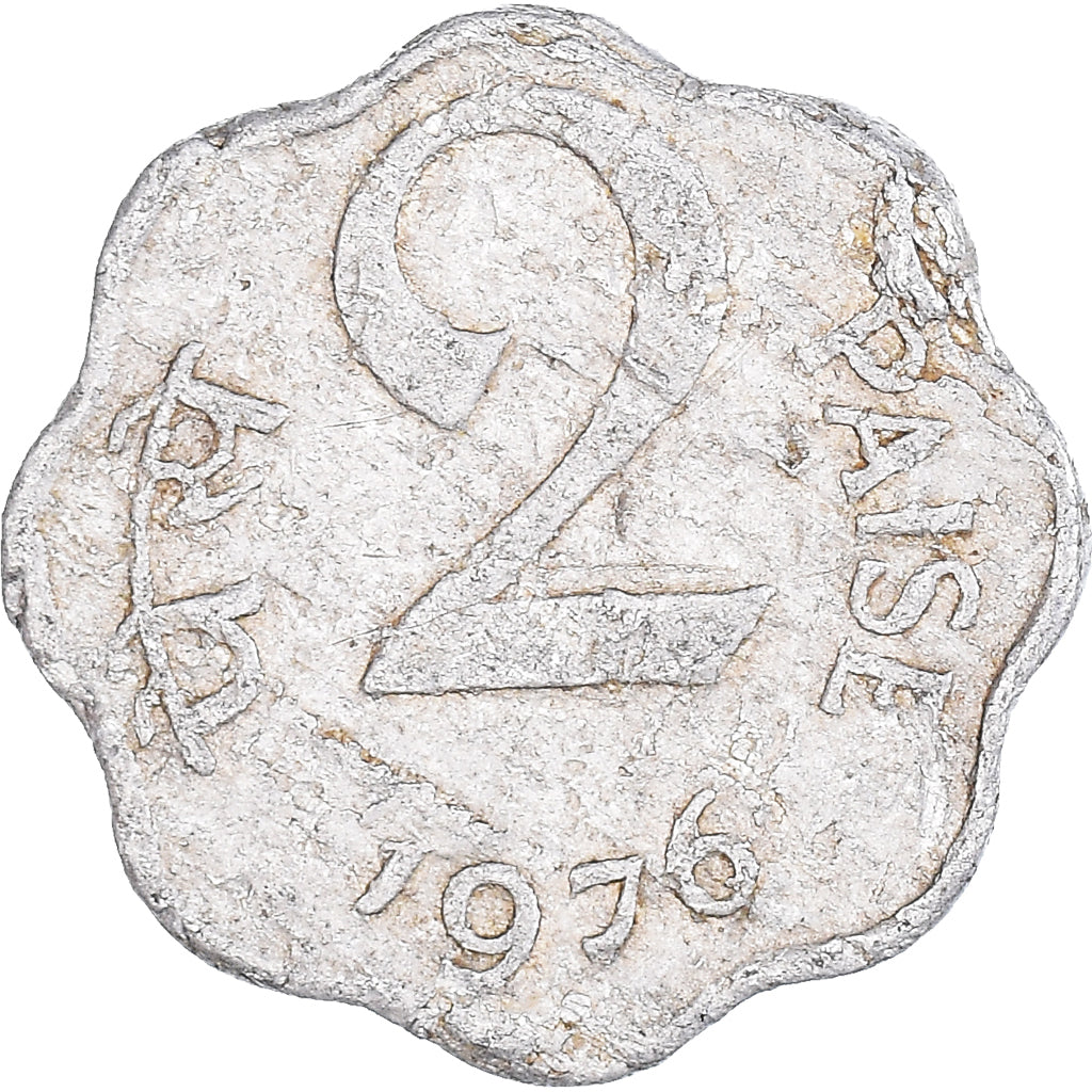 Coin, INDIA-REPUBLIC, 2 Paise, 1976