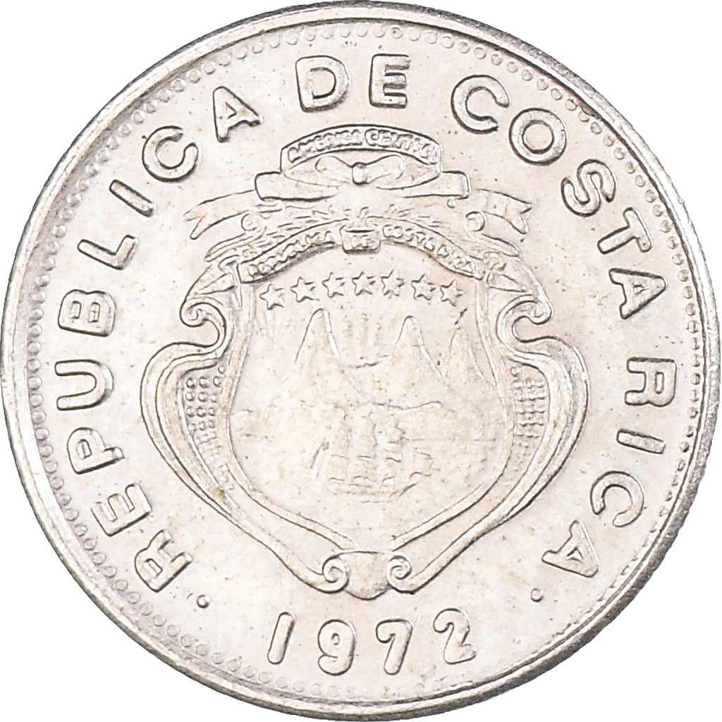 Moeda, Costa Rica, 5 Centimos, 1972
