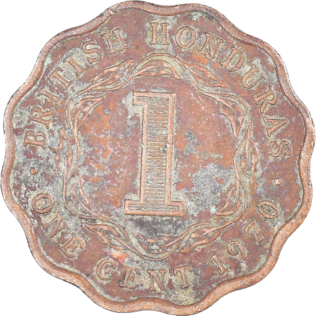 Moneda, Honduras británica, Cent, 1970