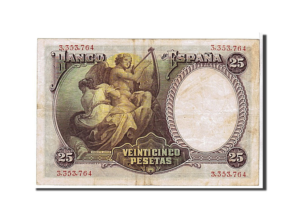 Banknote, Spain, 25 Pesetas, 1931, KM:81, AU(50-53)