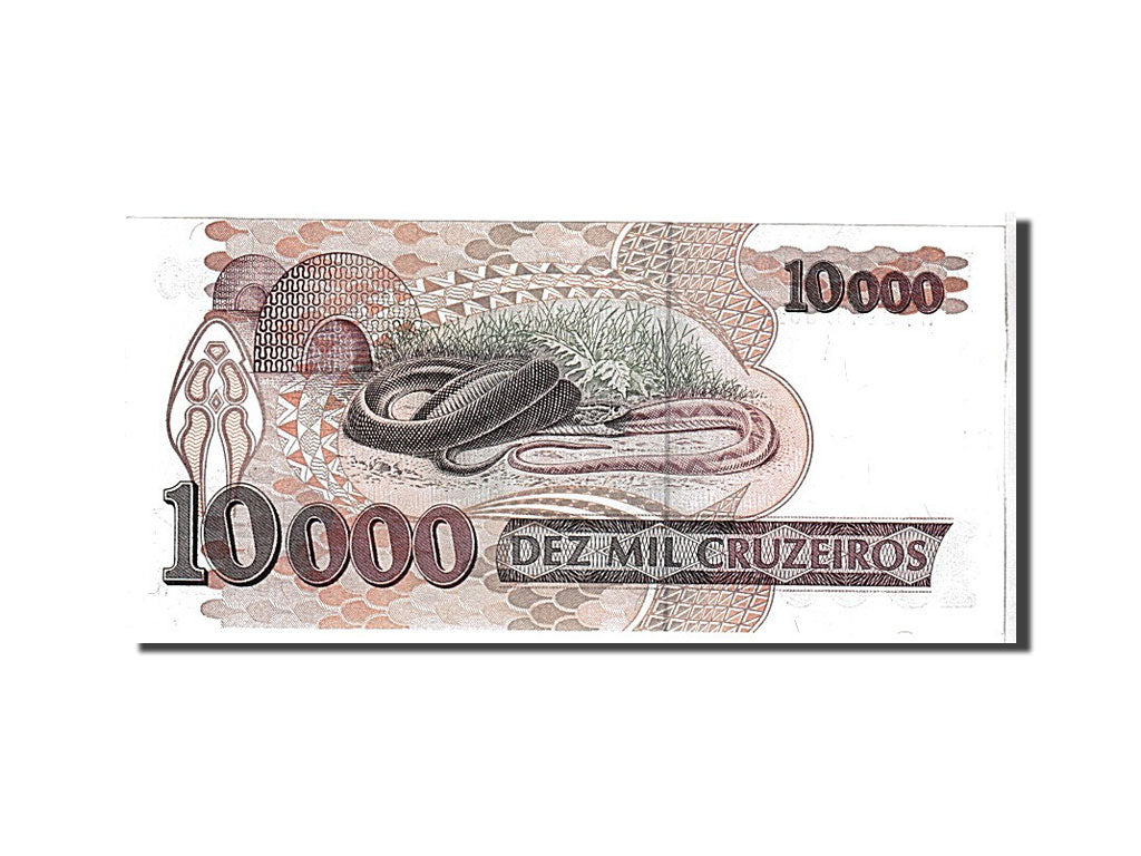 Banknote, Brazil, 10,000 Cruzeiros, 1991, KM:233c, UNC(63)