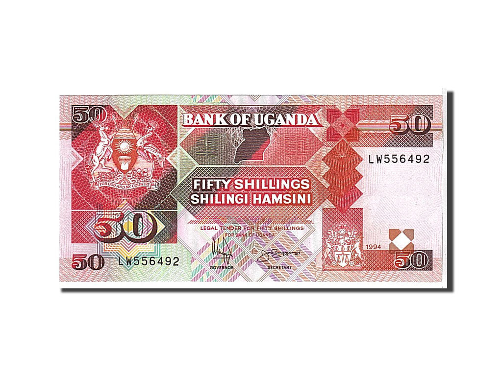 Banknote, Uganda, 50 Shillings, 1994, KM:30c, UNC(65-70)