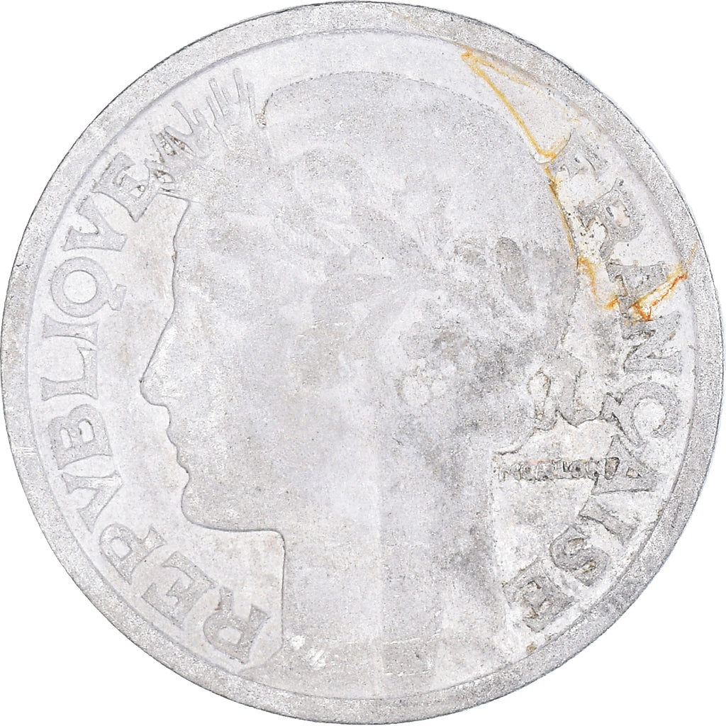Moneta, Francia, 2 Francs, 1945, BB, Alluminio