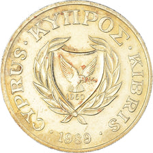 Moeda, Chipre, 20 Cents, 1989