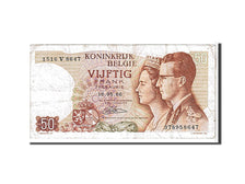 Banknote, Belgium, 50 Francs, 1966, KM:139, EF(40-45)