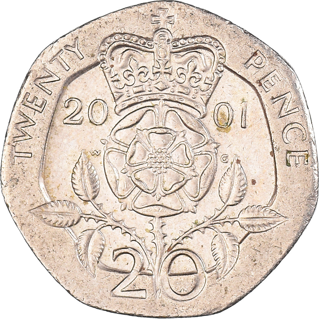Coin, Great Britain, 20 Pence, 2001