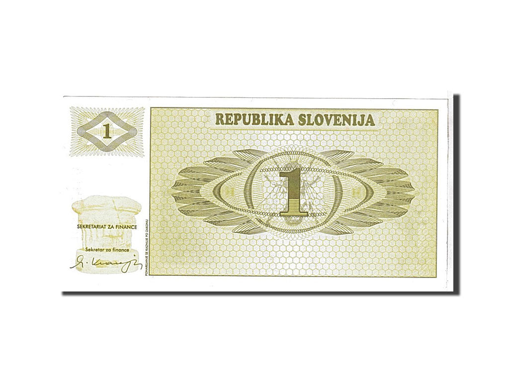 Billet, Slovénie, 1 (Tolar), 1990, KM:1a, NEUF