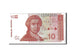 Billet, Croatie, 10 Dinara, 1991, NEUF