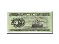 Billet, Chine, 5 Fen, 1953, KM:862b, NEUF