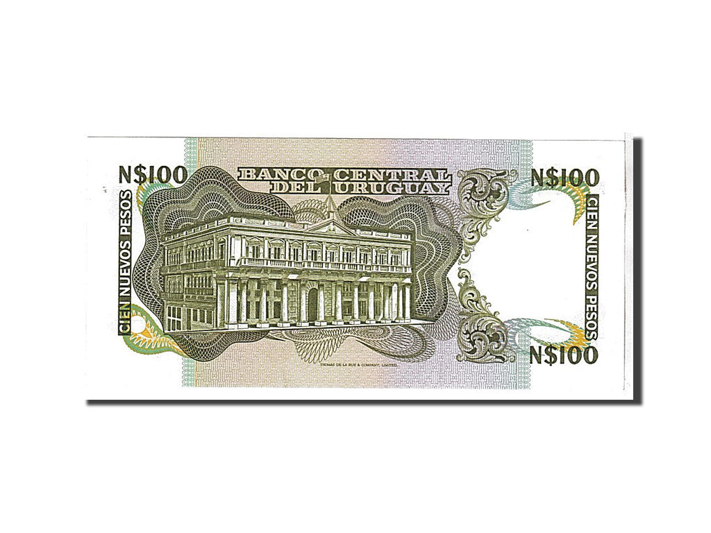 Banknote, Uruguay, 100 Nuevos Pesos, 1987, KM:62a, UNC(65-70)