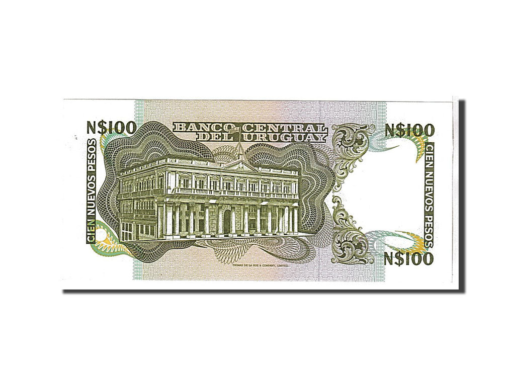Banknote, Uruguay, 100 Nuevos Pesos, 1987, KM:62a, UNC(65-70)