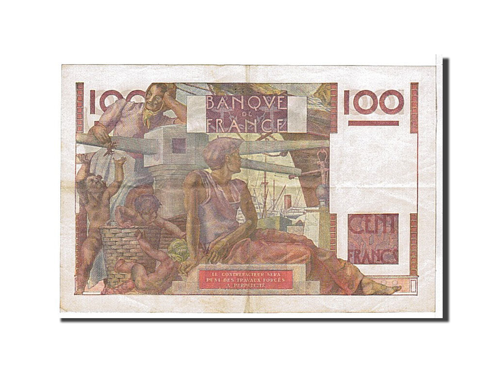 Billet, France, 100 Francs, 100 F 1945-1954 ''Jeune Paysan'', 1953, SUP
