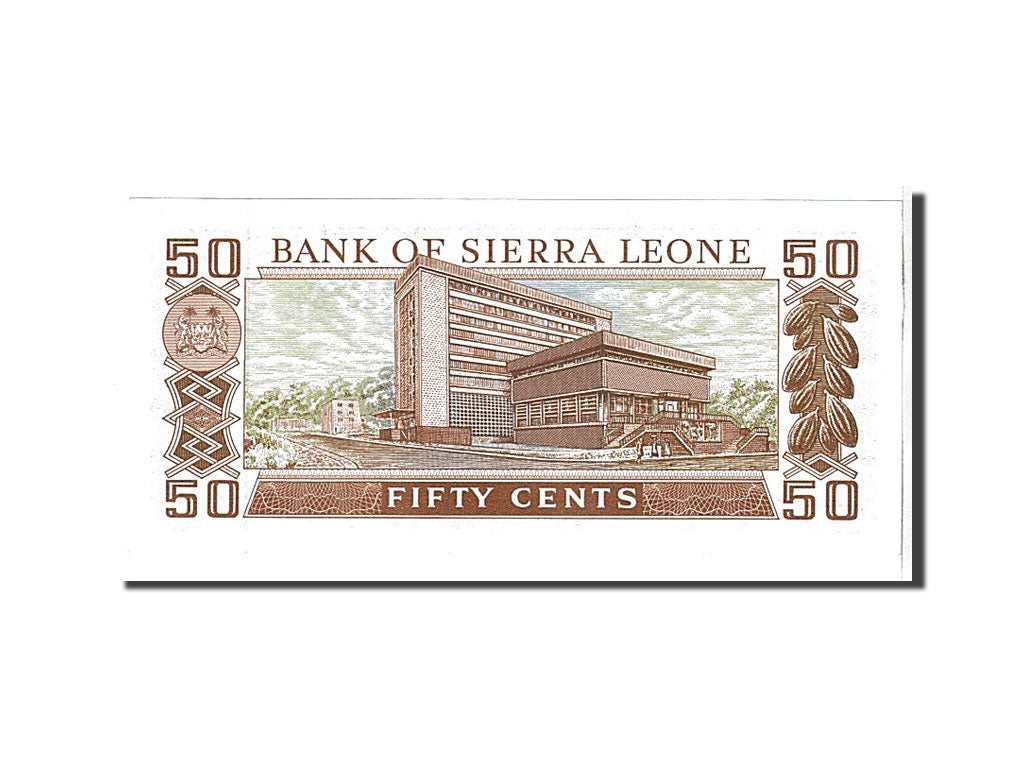 Geldschein, Sierra Leone, 50 Cents, 1984, UNZ