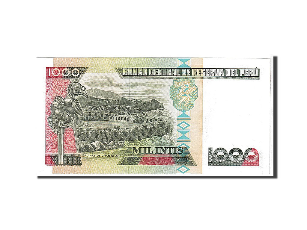Billete, 1000 Intis, 1988, Perú, KM:136b, UNC