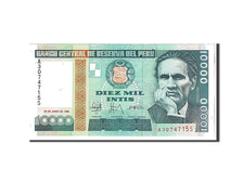 Billet, Pérou, 10,000 Intis, 1988, KM:140, NEUF