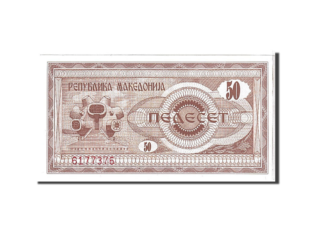 Banknote, Macedonia, 50 (Denar), 1992, UNC(65-70)