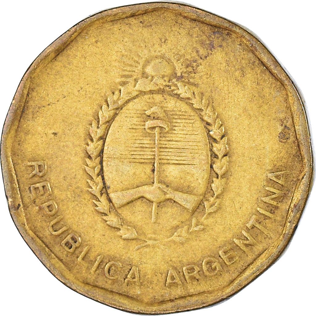 Münze, Argentinien, 10 Centavos, 1985