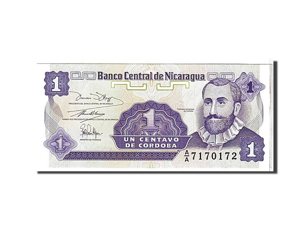 Billet, Nicaragua, 1 Centavo, 1991, NEUF