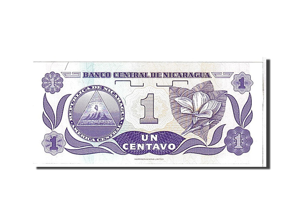 Billet, Nicaragua, 1 Centavo, 1991, NEUF