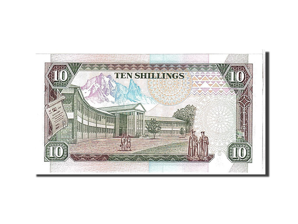 Billet, Kenya, 10 Shillings, 1993, NEUF