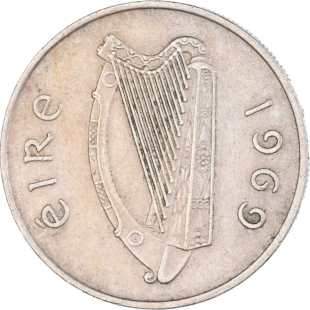 Moeda, REPÚBLICA DA IRLANDA, 5 Pence, 1969
