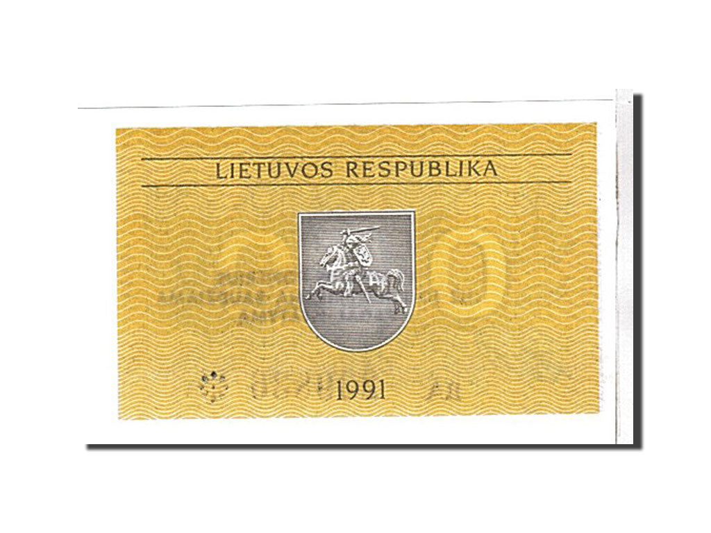 Billete, 0.50 Talonas, 1991, Lituania, UNC