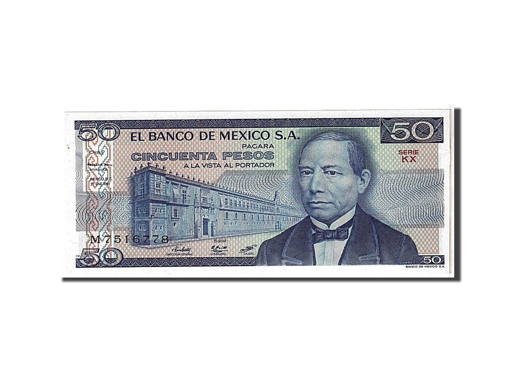 Billete, 50 Pesos, 1981, México, UNC