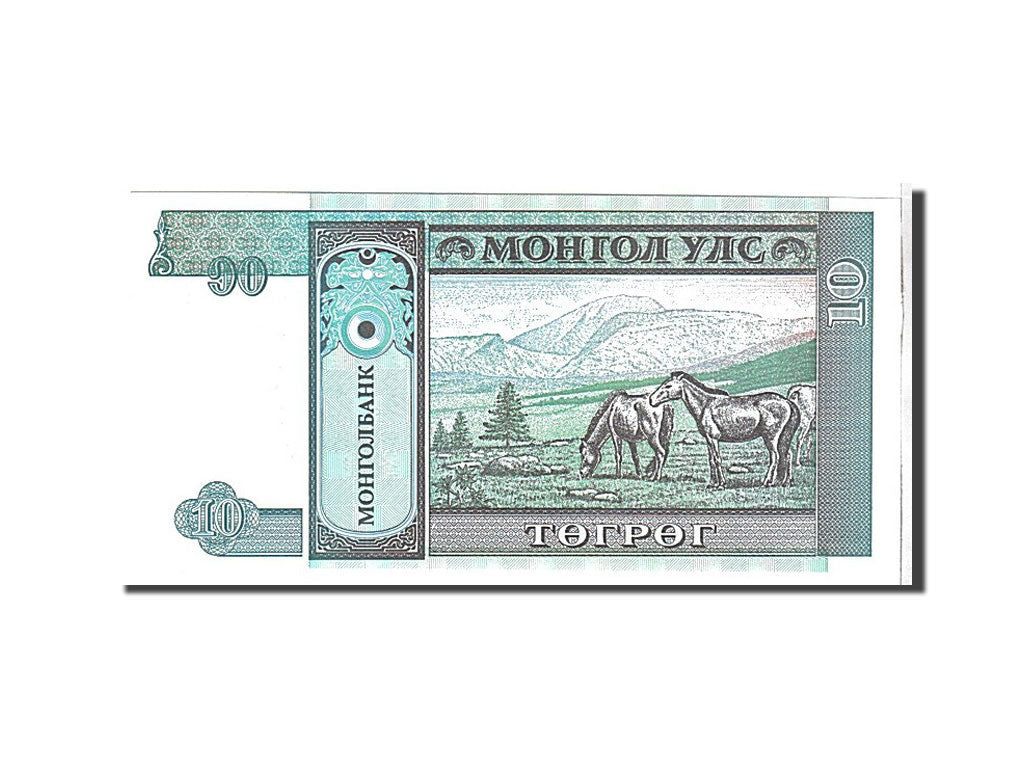 Billet, Mongolie, 10 Tugrik, 1993, KM:54, NEUF