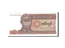 Biljet, Myanmar, 1 Kyat, 1990, KM:67, NIEUW
