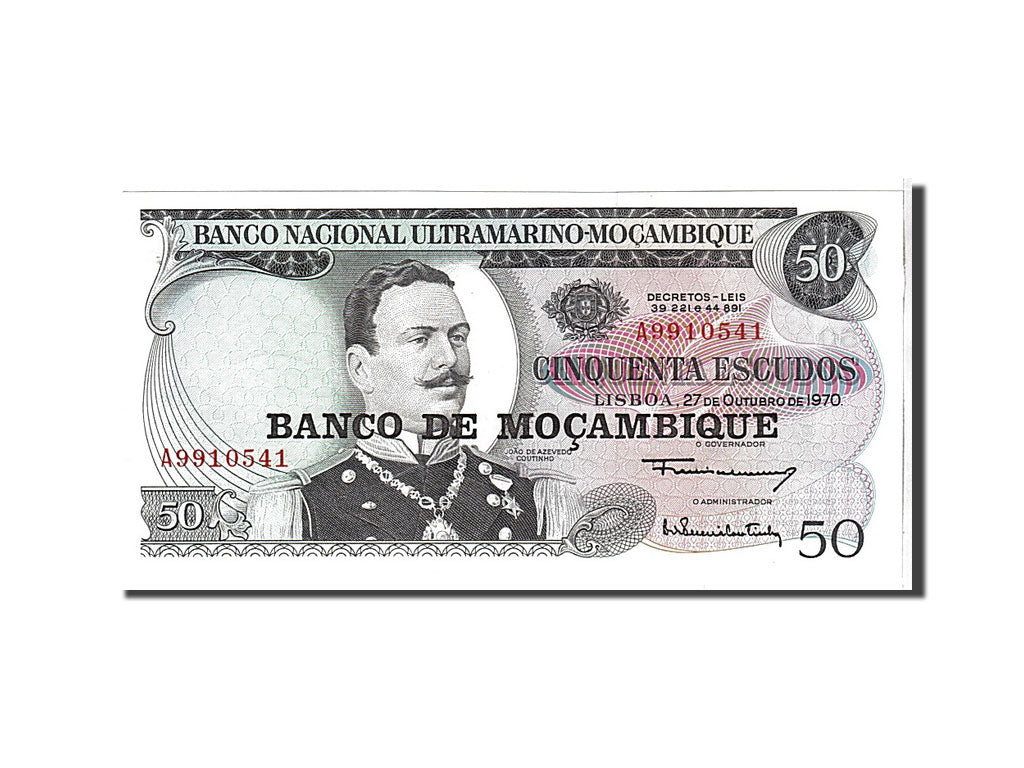 Billet, Mozambique, 50 Escudos, 1970, KM:116, NEUF