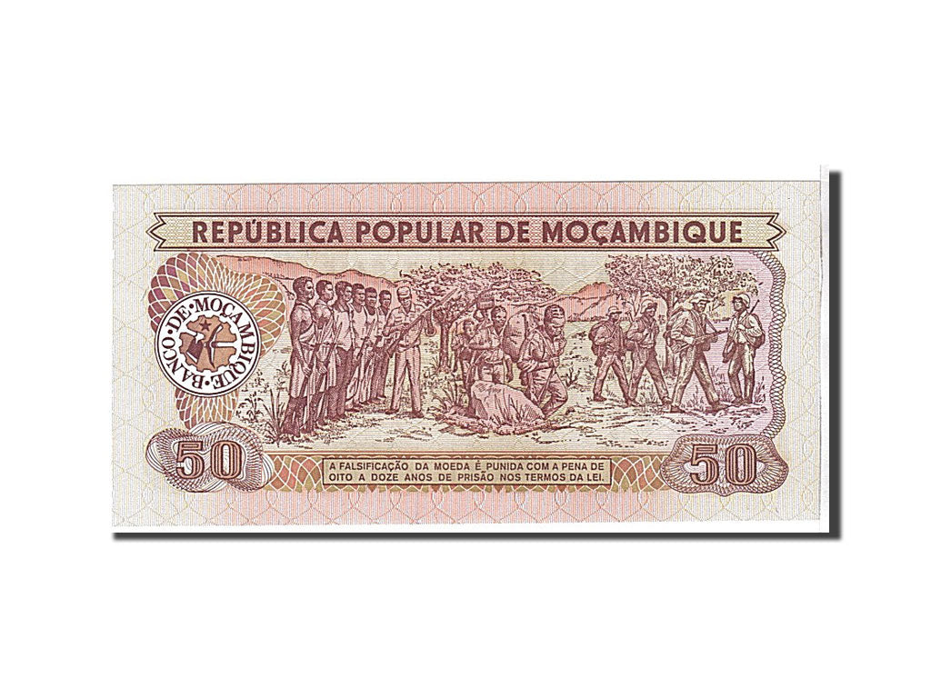 Banknote, Mozambique, 50 Meticais, 1983, KM:129a, UNC(65-70)
