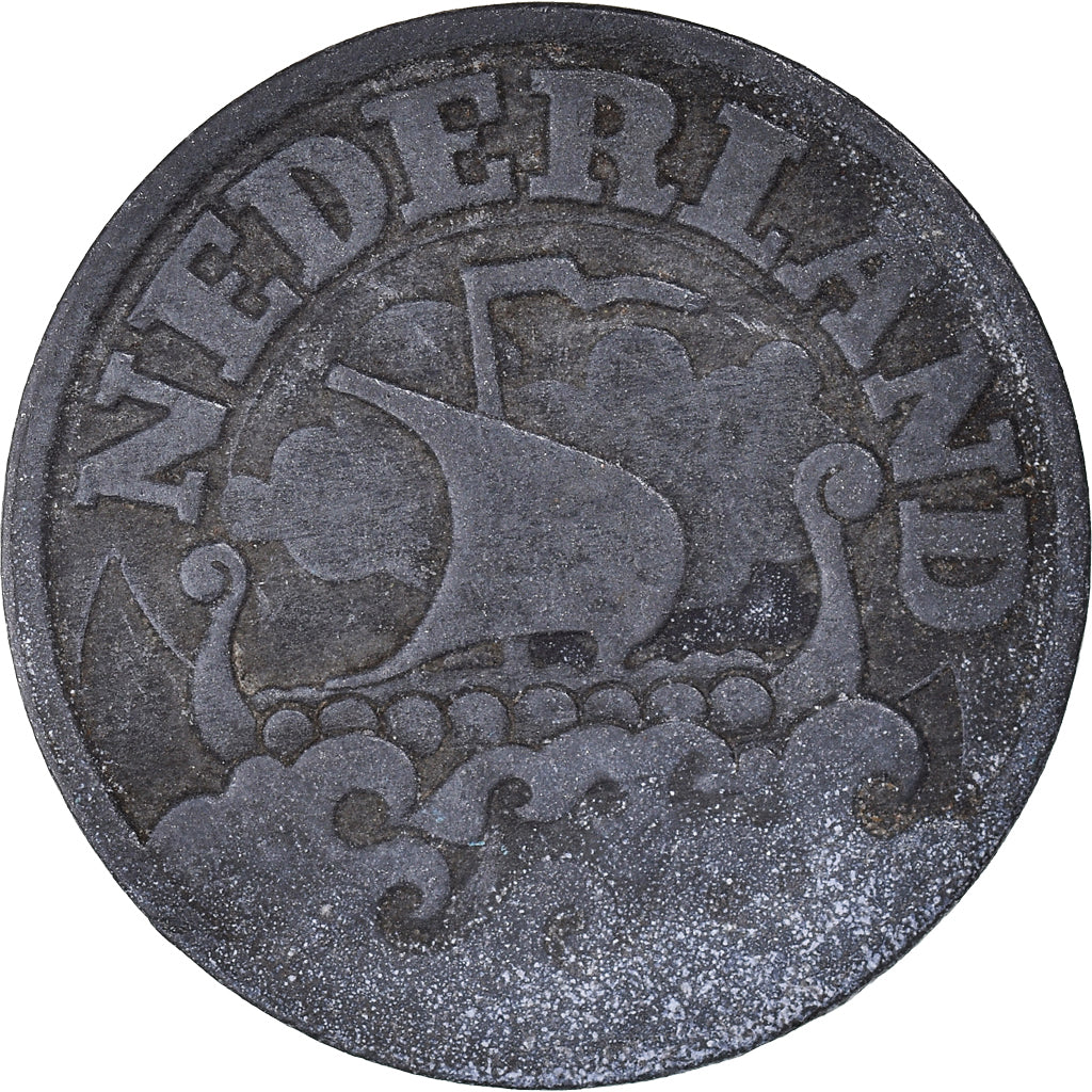 Moeda, Países Baixos, 25 Cents, 1942