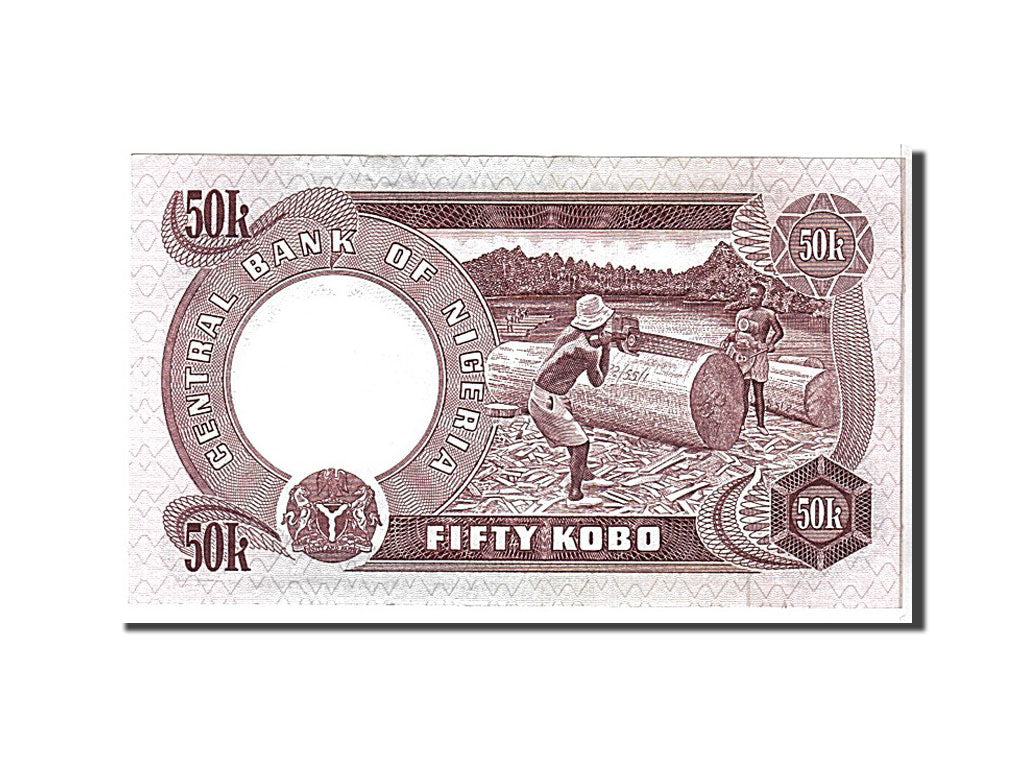 Billet, Nigéria, 50 Kobo, 1973, KM:14j, NEUF