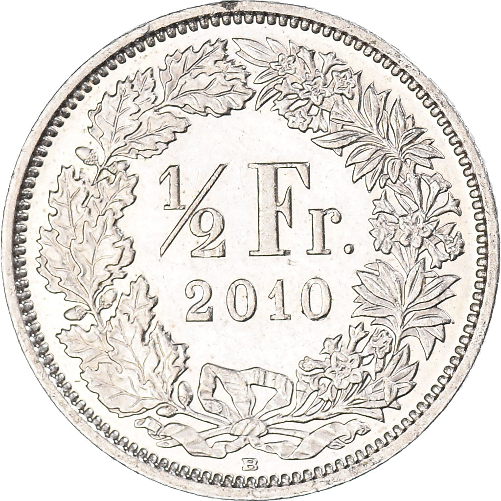 Moneta, Szwajcaria, 1/2 Franc, 2010