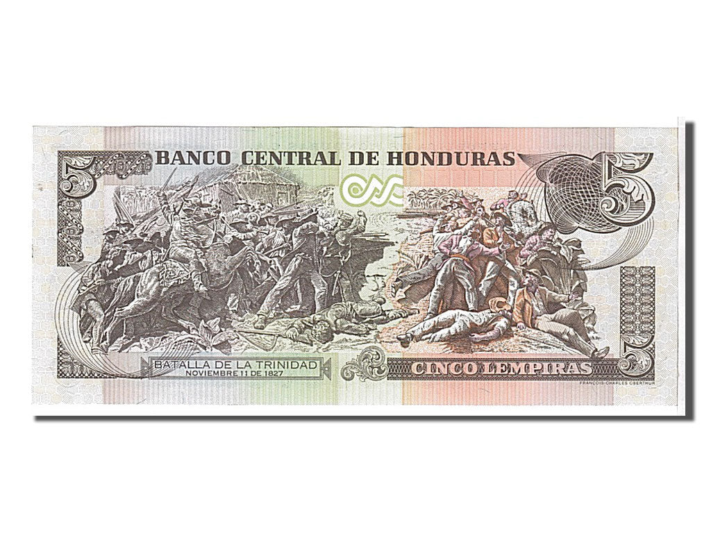 Billet, Honduras, 5 Lempiras, 2006, NEUF