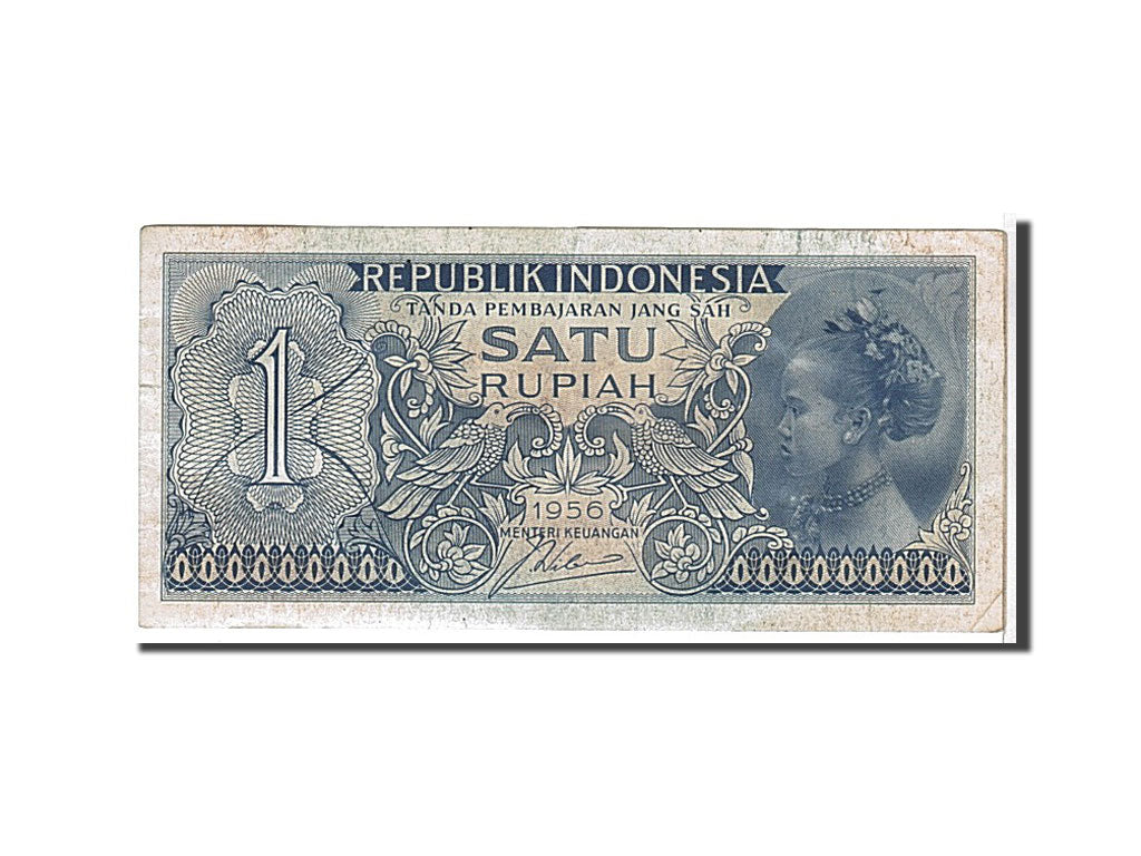 Billet, Indonésie, 1 Rupiah, 1956, TB