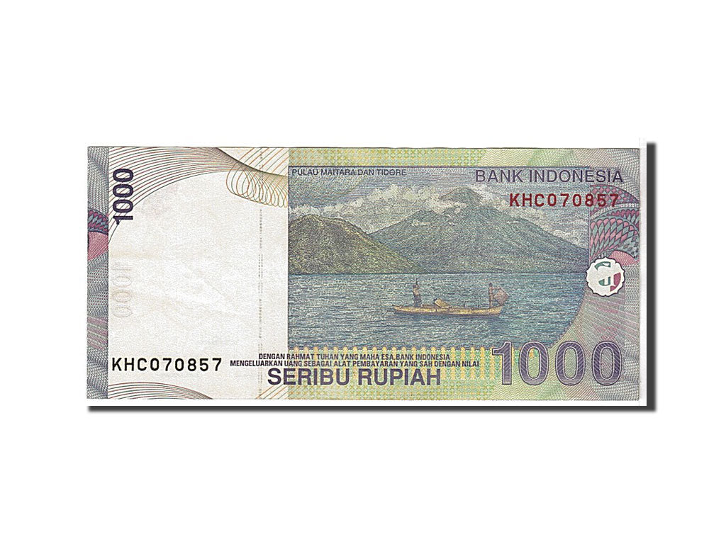 Banknote, Indonesia, 1000 Rupiah, 2009, KM:141j, AU(55-58)
