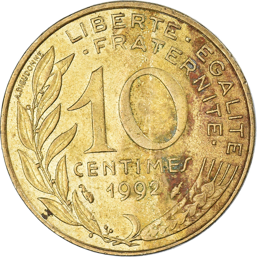 Moneta, Francia, 10 Centimes, 1992