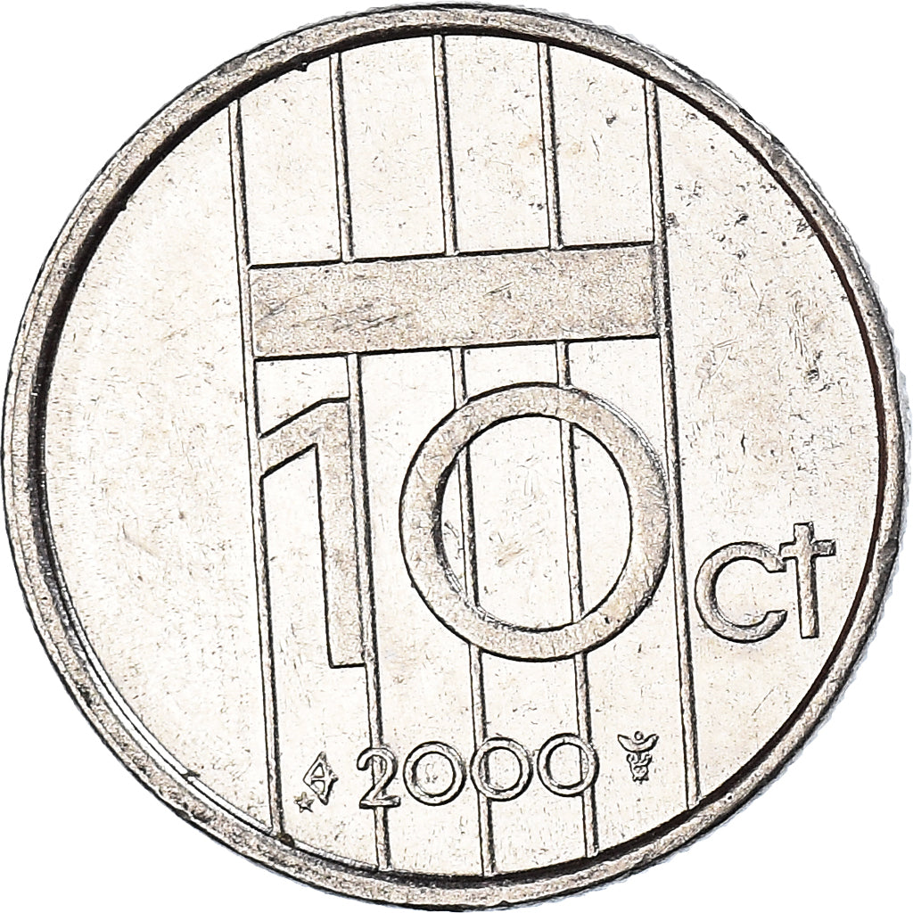 Coin, Netherlands, 10 Cents, 2000