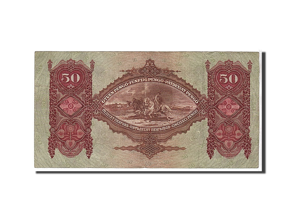 Billete, 50 Pengö, 1932, Hungría, KM:99, MBC
