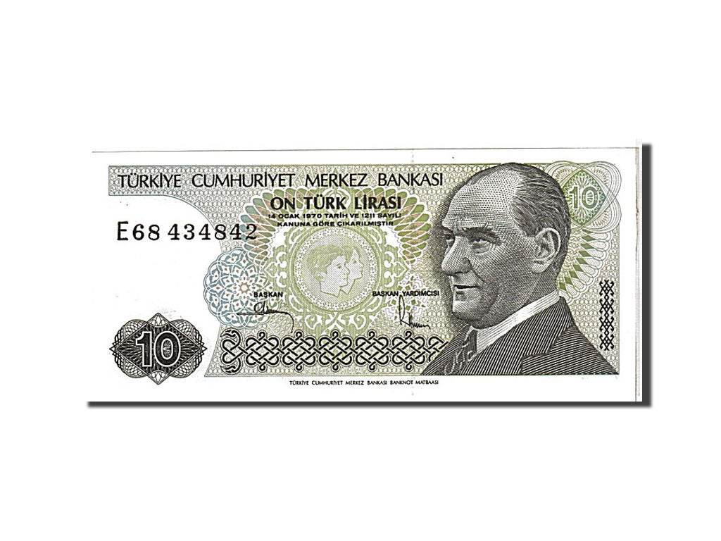 Billet, Turquie, 10 Lira, 1982, NEUF