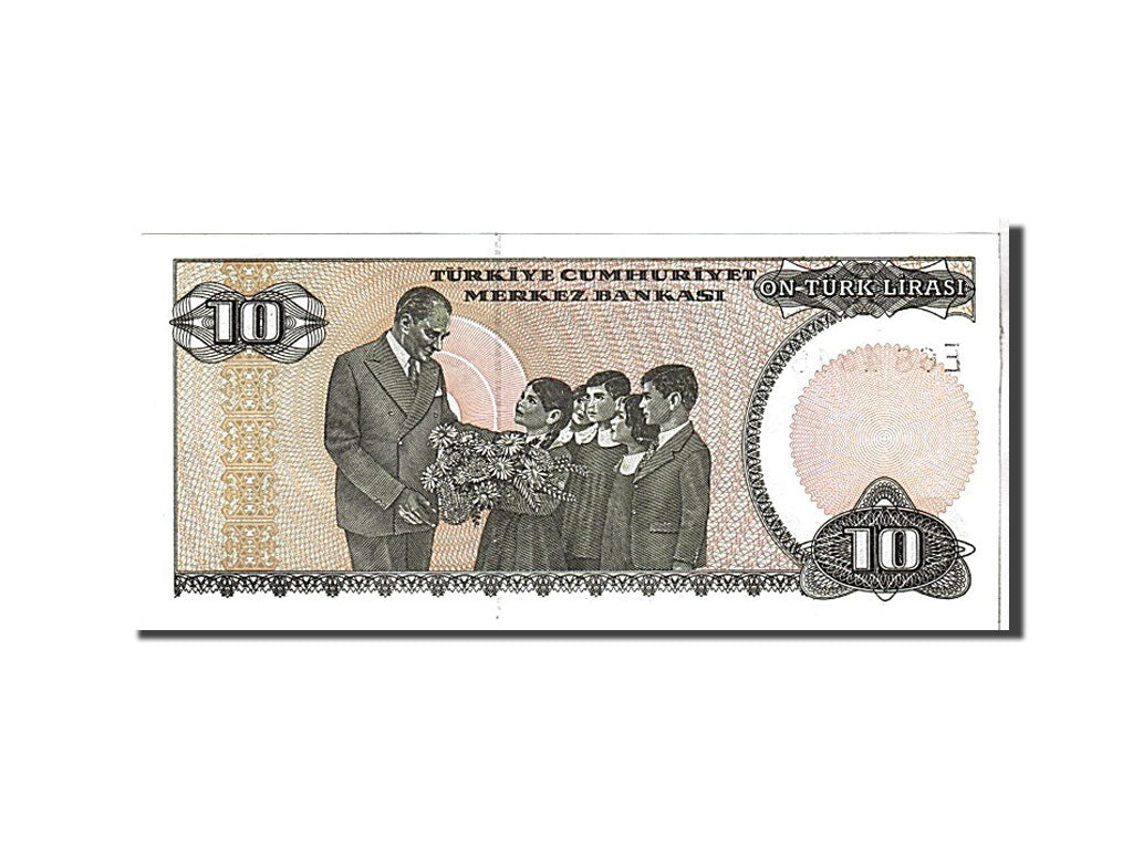 Billet, Turquie, 10 Lira, 1982, NEUF