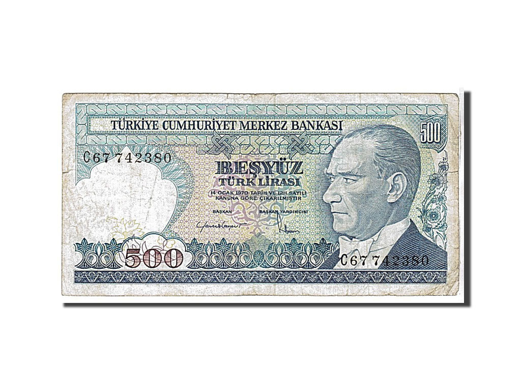 Banknote, Turkey, 500 Lira, 1983, KM:195, VF(20-25)