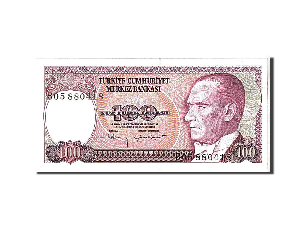 Billet, Turquie, 100 Lira, 1984, KM:194b, NEUF