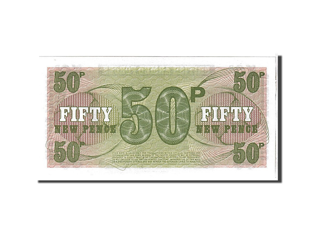 Billet, Grande-Bretagne, 50 New Pence, 1972, NEUF