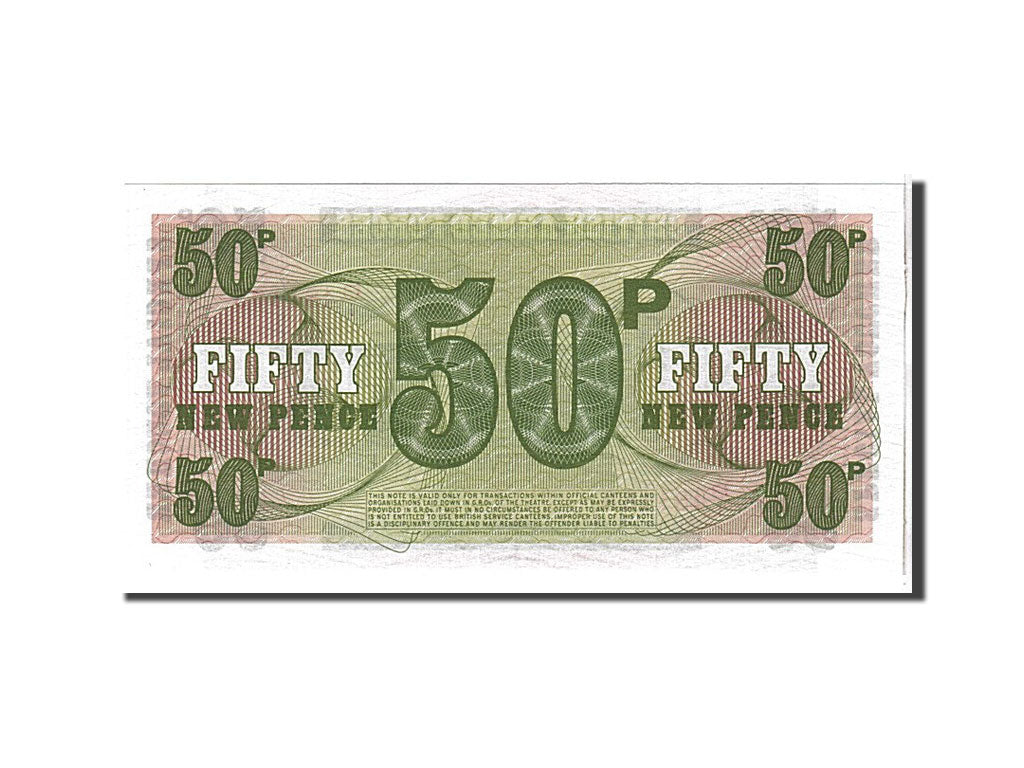 Geldschein, Großbritannien, 50 New Pence, 1972, KM:M49, UNZ